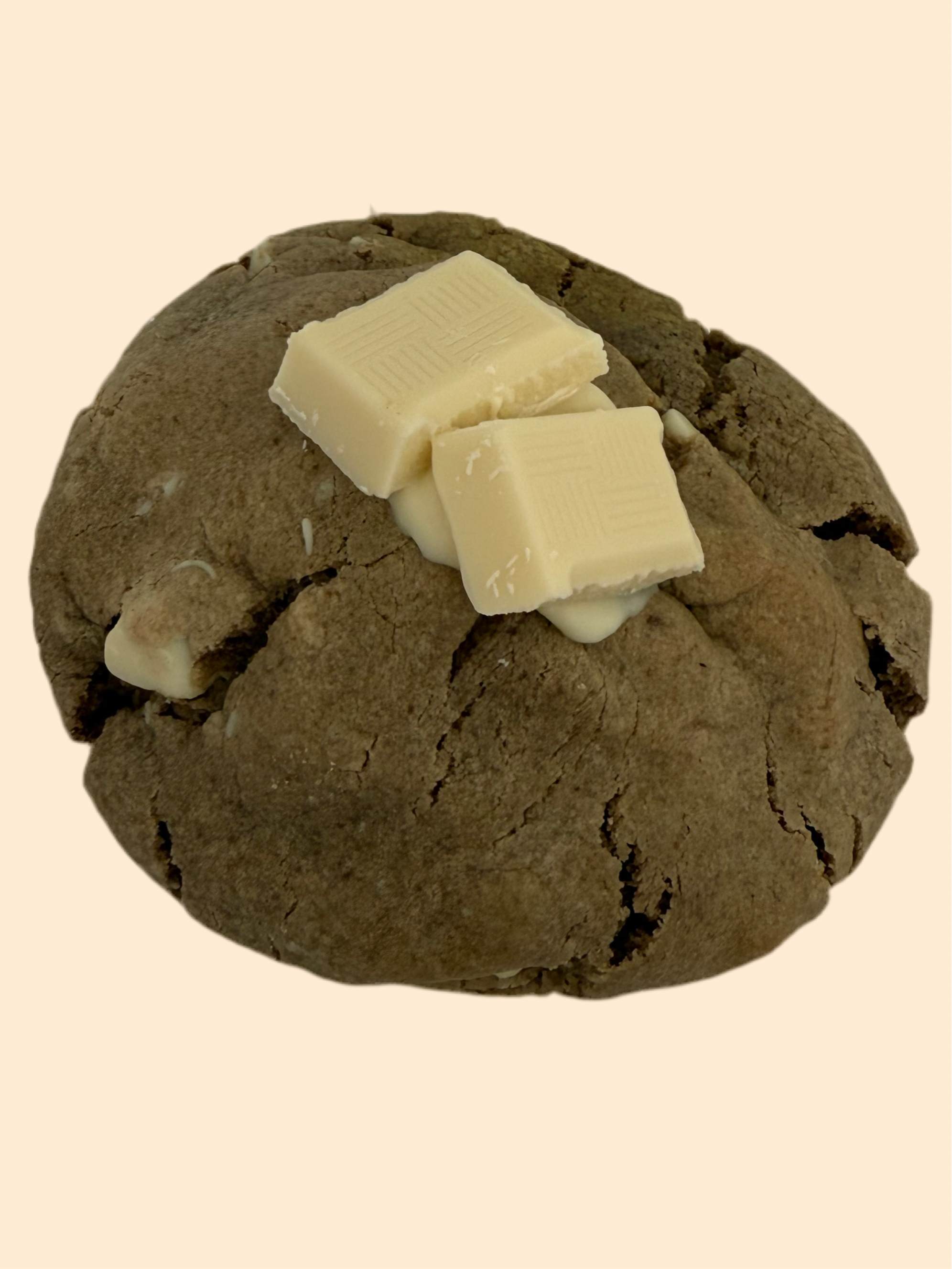 Matcha & White Chocolate stuffed cookie